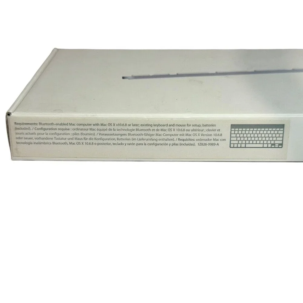 Apple Wireless Keyboard A1314 MC184LL/B Bluetooth Aluminum Keyboard-Original Box